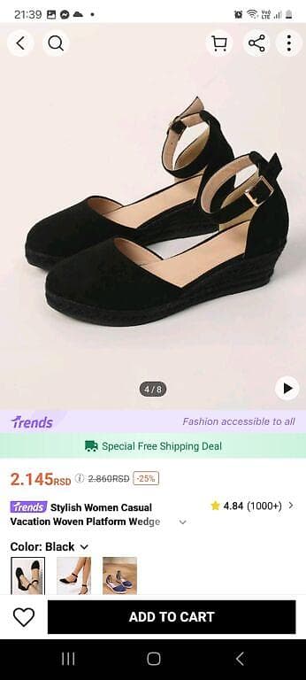 Prelepe cipele sandale jako udobne velicine 38 na lalafo.rs — 1 Prelepe cipele sandale jako udobne velicine 38 — 1