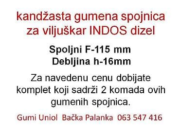 Kandžasta gumena spojnica za viljuškar INDOS dizel - Namenjena za at lalafo.rs — 2 Kandžasta gumena spojnica za viljuškar INDOS dizel - Namenjena za — 2