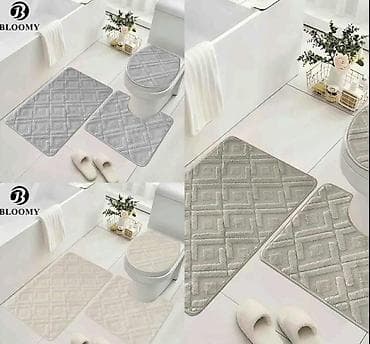 Set prostirki za kupatilo – 3 u 1 (Bloomy) - Sastav kompleta na lalafo.rs — 5 Set prostirki za kupatilo – 3 u 1 (Bloomy) - Sastav kompleta — 5