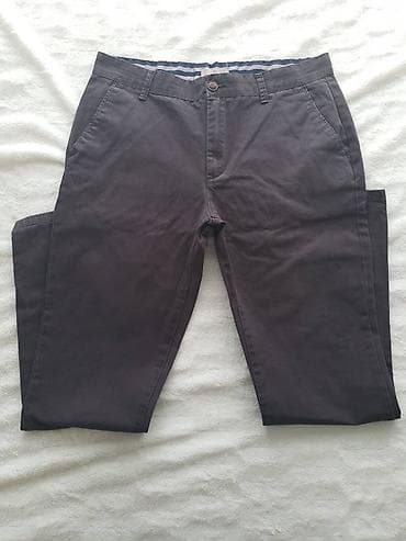 Pantalone, Koton, Čino, bоја - Siva na lalafo.rs Pantalone, Koton, Čino, bоја - Siva