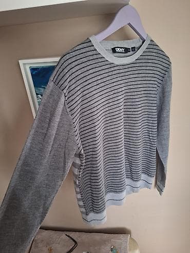 DKNY prugasti dzemper, 100% merino vuna, skupio se nakon pranja tako na lalafo.rs — 3 DKNY prugasti dzemper, 100% merino vuna, skupio se nakon pranja tako — 3