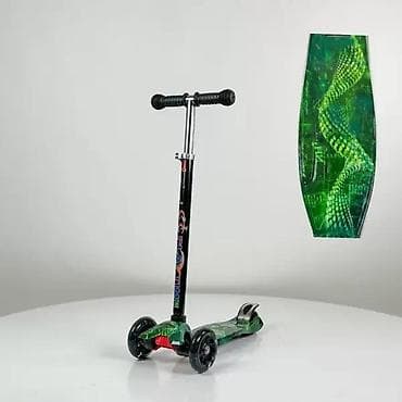 Trotinet za decu sa 3 točka – zeleni - Stabilna konstrukcija sa dva na lalafo.rs Trotinet za decu sa 3 točka – zeleni - Stabilna konstrukcija sa dva