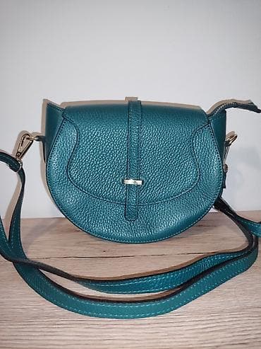 Ženska crossbody torba – smaragdno zelena - Oblik: polukružni/saddle na lalafo.rs — 1 Ženska crossbody torba – smaragdno zelena - Oblik: polukružni/saddle — 1