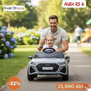 Dečiji električni automobil Audi RS 6 - Model: licencirani Audi RS 6 na lalafo.rs — 5 Dečiji električni automobil Audi RS 6 - Model: licencirani Audi RS 6 — 5