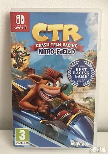Prodajem original igricu za Nintendo Switch konzolu - CTR Crash Team at lalafo.rs Prodajem original igricu za Nintendo Switch konzolu - CTR Crash Team