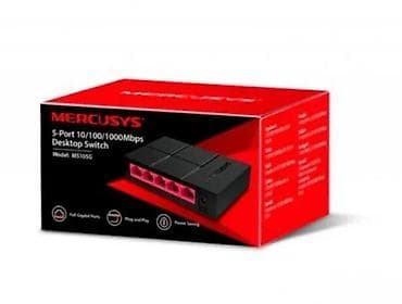 Mercusys MS105G – gigabitni desktop svič, 5-portni - 5 RJ45 porta sa na lalafo.rs Mercusys MS105G – gigabitni desktop svič, 5-portni - 5 RJ45 porta sa
