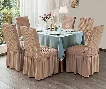 Prelepe navlake za stolice u više boja ❤️ Set 6 komada Model sa na lalafo.rs — 2 Prelepe navlake za stolice u više boja ❤️ Set 6 komada Model sa — 2