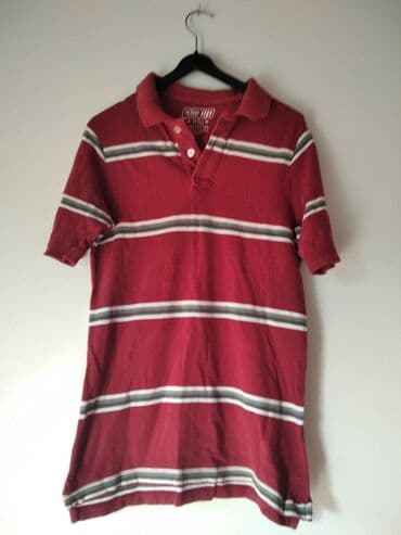 Short sleeves T-shirt, M (EU 50), color - Burgundy at lalafo.rs Short sleeves T-shirt, M (EU 50), color - Burgundy