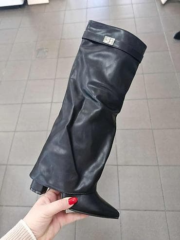 High boots, color - Black at lalafo.rs — 1 High boots, color - Black — 1