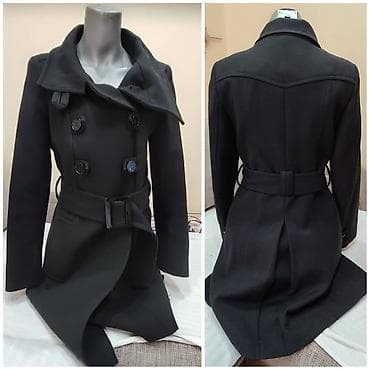 ZARA BASIC ženski kaput, model sa dvorednim kopčanjem i kaišem. - na lalafo.rs — 1 ZARA BASIC ženski kaput, model sa dvorednim kopčanjem i kaišem. - — 1