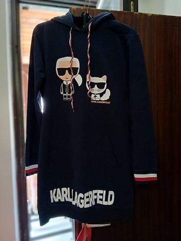 Dukserica haljina marke Karl. Lagerfeld, tamnoplave boje, sa na lalafo.rs — 1 Dukserica haljina marke Karl. Lagerfeld, tamnoplave boje, sa — 1