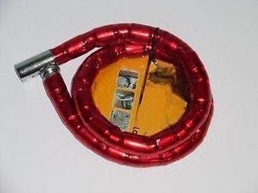 Bike accessories: Sigurnosna sajla/brava za bicikl – crvena - Tip: kablovska brava sa at lalafo.rs — 5 Bike accessories: Sigurnosna sajla/brava za bicikl – crvena - Tip: kablovska brava sa — 5