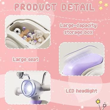 Balans skuter za devojcice NOVO Baby Balance Bike – muzički balans na lalafo.rs — 4 Balans skuter za devojcice NOVO Baby Balance Bike – muzički balans — 4