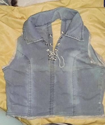 prsluk jaknica mango u: Dva ženska prsluka/topa – set 1) Korduroj top/prsluk, braon - na lalafo.rs — 2 prsluk jaknica mango u: Dva ženska prsluka/topa – set 1) Korduroj top/prsluk, braon - — 2