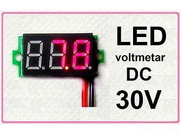 LED digitalni voltmetar za istosmerni napon do 30 V - Opseg merenja na lalafo.rs LED digitalni voltmetar za istosmerni napon do 30 V - Opseg merenja