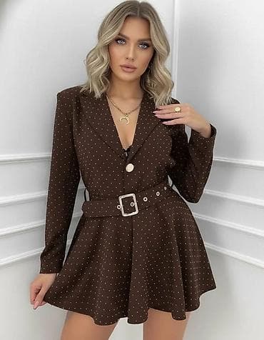 pantalone gina benotti: Ženska lepršava jaknica/blejzer-haljinica sa tačkicama – SIMPA - na lalafo.rs — 4 pantalone gina benotti: Ženska lepršava jaknica/blejzer-haljinica sa tačkicama – SIMPA - — 4