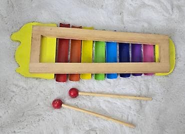 Drveni muzički instrument udaraljke - metalofon - ksilofon za mladji na lalafo.rs — 4 Drveni muzički instrument udaraljke - metalofon - ksilofon za mladji — 4