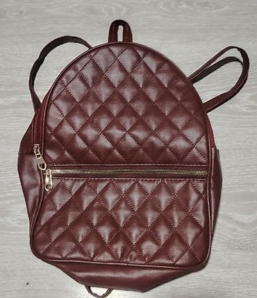 Moderan ženski ranac – bordo boja - Materijal: eko koža sa prošivenim na lalafo.rs — 1 Moderan ženski ranac – bordo boja - Materijal: eko koža sa prošivenim — 1