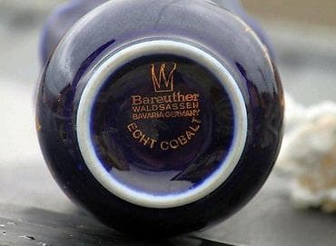 Bavaria Bareuther Wald German Echt Cobalt Gold Vasa porculan. Vintage at lalafo.rs — 5 Bavaria Bareuther Wald German Echt Cobalt Gold Vasa porculan. Vintage — 5