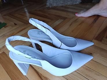 ZARA ženske kožne salonke sa otvorenom petom - Model: slingback sa na lalafo.rs — 2 ZARA ženske kožne salonke sa otvorenom petom - Model: slingback sa — 2