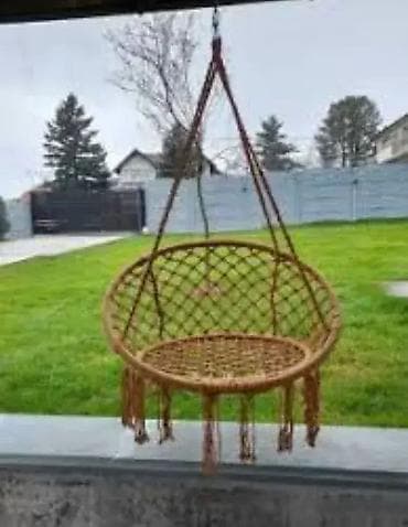 🍃 Viseca Gnezdo Ljuljaška za Dvorište, Baštu, Terase - Braon Boja 🌿 na lalafo.rs — 1 🍃 Viseca Gnezdo Ljuljaška za Dvorište, Baštu, Terase - Braon Boja 🌿 — 1