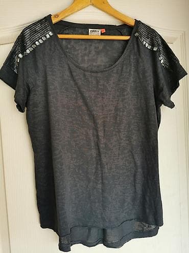 ONLY ženska majica, veličina XS. - Boja: tamno siva sa suptilnim at lalafo.rs — 2 ONLY ženska majica, veličina XS. - Boja: tamno siva sa suptilnim — 2