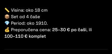 Vinyl records: Case kristal za vino oko 1910g Jugendstill. Kristalne case za at lalafo.rs — 4 Vinyl records: Case kristal za vino oko 1910g Jugendstill. Kristalne case za — 4