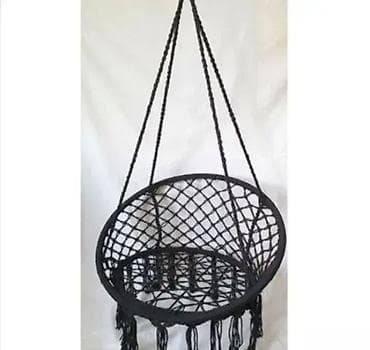 Viseca gnezdo ljuljaška za dvorište, baštu, terasu 🏡 Crna boja na lalafo.rs — 1 Viseca gnezdo ljuljaška za dvorište, baštu, terasu 🏡 Crna boja — 1