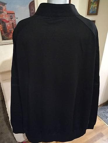 Izuzetno veliki muski duks sa kragnom No Copy u broj 6XL Crni na lalafo.rs — 5 Izuzetno veliki muski duks sa kragnom No Copy u broj 6XL Crni — 5