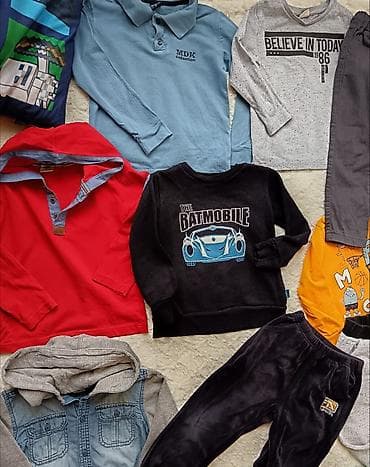 Paket dečije odeće za dečaka, uzrast 4 Materijali pretežno na lalafo.rs — 5 Paket dečije odeće za dečaka, uzrast 4 Materijali pretežno — 5