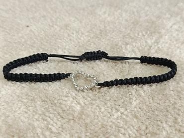 Novo konac narukvica srce sa cirkonima na lalafo.rs — 1 Novo konac narukvica srce sa cirkonima — 1