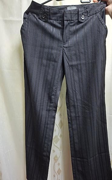 pantalone butiku ali: Ženske elegantne pantalone na pruge - Boja: tamno siva/ugljen sa na lalafo.rs — 1 pantalone butiku ali: Ženske elegantne pantalone na pruge - Boja: tamno siva/ugljen sa — 1
