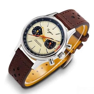 Sugess Chrono Heritage S387 - Bež - 40mm (SeaGull ST1901) na lalafo.rs Sugess Chrono Heritage S387 - Bež - 40mm (SeaGull ST1901)