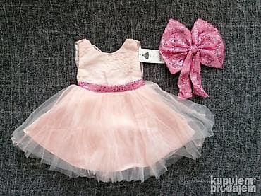 Svecana haljina haljine za bebe decu decijaHALJINA + velika mašna na lalafo.rs — 6 Svecana haljina haljine za bebe decu decijaHALJINA + velika mašna — 6