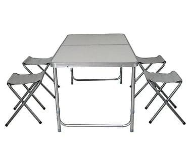 04. Sklopivi kamping set – sto + 4 stolice / Kofer sistem Praktičan i na lalafo.rs 04. Sklopivi kamping set – sto + 4 stolice / Kofer sistem Praktičan i