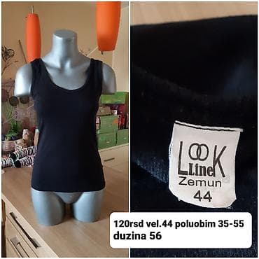 Crna ženska potkošulja/majica na bretele – Look Line, Zemun - na lalafo.rs Crna ženska potkošulja/majica na bretele – Look Line, Zemun -