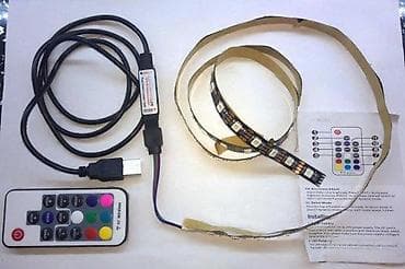 Electronics: USB RGB LED TRAKA SA RF KONTROLEROM I DALJISNKIM 5V ZA TV *Cena at lalafo.rs — 3 Electronics: USB RGB LED TRAKA SA RF KONTROLEROM I DALJISNKIM 5V ZA TV *Cena — 3