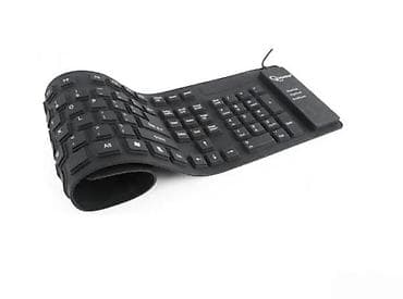 Savitljiva silikon tastatura – vodootporna i prenosiva - Materijal na lalafo.rs Savitljiva silikon tastatura – vodootporna i prenosiva - Materijal