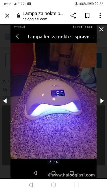 Lampa led za nokte na dide lepa očuvana kao nova
Mirjevo na lalafo.rs — 2 Lampa led za nokte na dide lepa očuvana kao nova
Mirjevo — 2