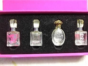 kom sa etiketom: Juicy Couture 4 kom. praznih reklamnih flasica at lalafo.rs — 3 kom sa etiketom: Juicy Couture 4 kom. praznih reklamnih flasica — 3