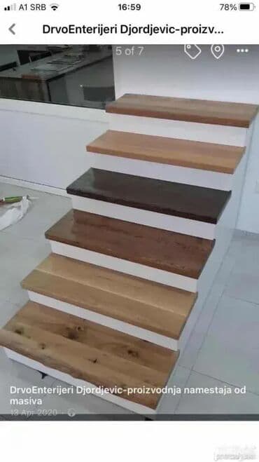 Gazišta za stepenice: Gazišta, ograde i nameštaj od masiva Izrada ograda i oblaganje na lalafo.rs — 13 Gazišta za stepenice: Gazišta, ograde i nameštaj od masiva Izrada ograda i oblaganje — 13