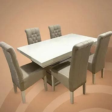 🍽️ Trpezarijski sto i stolice 7 – Elegancija i funkcionalnost za vaš at lalafo.rs — 2 🍽️ Trpezarijski sto i stolice 7 – Elegancija i funkcionalnost za vaš — 2