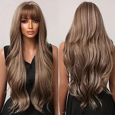 Dugačke ženske perike – talasaste i ravne frizure Opcije boja i na lalafo.rs — 7 Dugačke ženske perike – talasaste i ravne frizure Opcije boja i — 7