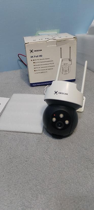 COCOCAM 2K Full HD PTZ Wi‑Fi sigurnosna kamera (model QB320) - at lalafo.rs — 1 COCOCAM 2K Full HD PTZ Wi‑Fi sigurnosna kamera (model QB320) - — 1