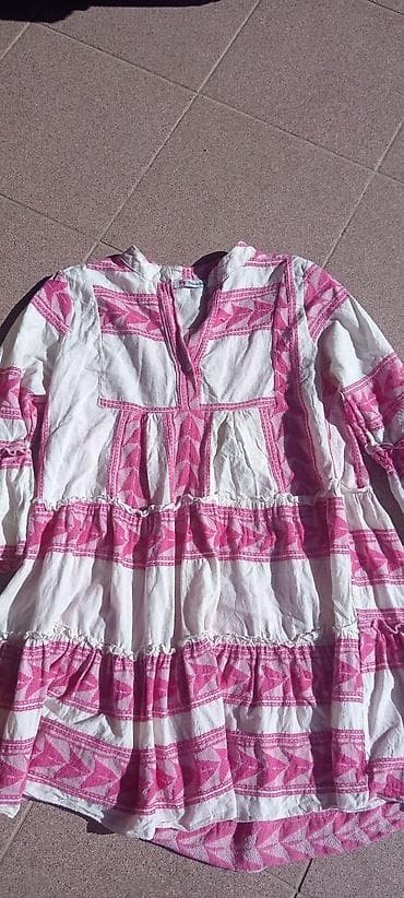 Dečije letnje haljine – set od 2 komada - Haljina 1: bele osnove sa na lalafo.rs — 2 Dečije letnje haljine – set od 2 komada - Haljina 1: bele osnove sa — 2