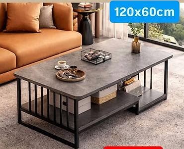 Antique Club Tables: Klub sto 120 × 60 cm – moderni dizajn sa dodatnom policom - at lalafo.rs — 1 Antique Club Tables: Klub sto 120 × 60 cm – moderni dizajn sa dodatnom policom - — 1