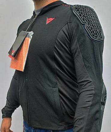 Outerwear: Muška Dainese zaštitna jakna u crnoj boji, dizajnirana za optimalnu at lalafo.rs — 1 Outerwear: Muška Dainese zaštitna jakna u crnoj boji, dizajnirana za optimalnu — 1