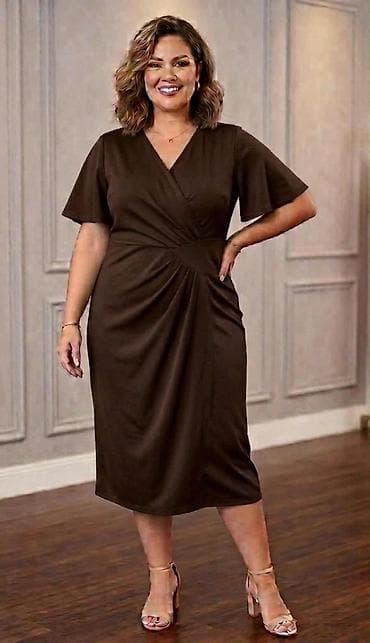 prsluk jaknica mango u: Elegantna midi haljina s preklopom i drapiranim strukom - Kroj: midi at lalafo.rs — 4 prsluk jaknica mango u: Elegantna midi haljina s preklopom i drapiranim strukom - Kroj: midi — 4