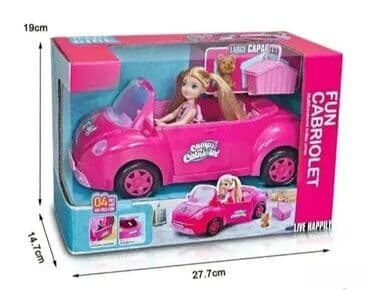 Autići: Barbie auto za lutke 🚗💖 Preslatki roze Barbie auto sa lutkom i na lalafo.rs — 2 Autići: Barbie auto za lutke 🚗💖 Preslatki roze Barbie auto sa lutkom i — 2