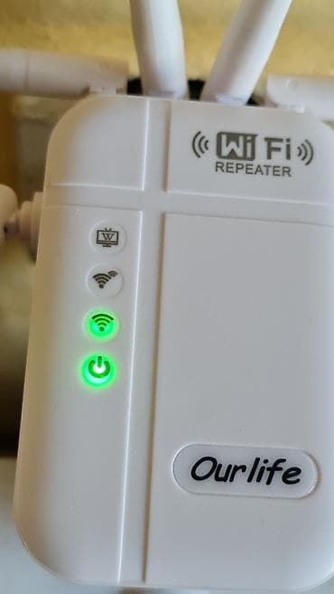 Wi‑Fi pojačivač signala Ourlife - Tip: bežični Wi‑Fi na lalafo.rs — 4 Wi‑Fi pojačivač signala Ourlife - Tip: bežični Wi‑Fi — 4
